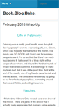 Mobile Screenshot of bookblogbake.com